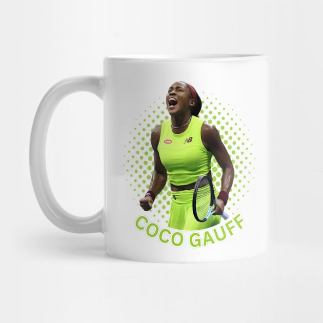 Coco Gauff Tennis Player by Danemilin